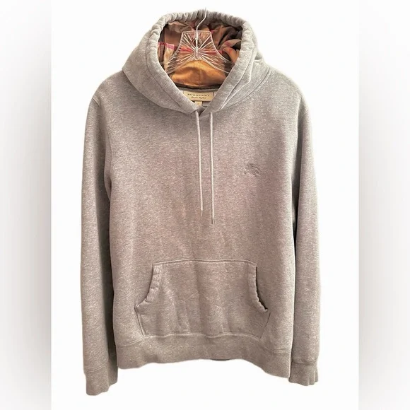 Burberry Embroidered EKD Cotton Blend Hoodie - Mens Large - Picture 3 of 5